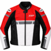 ZZF Red & Black Motorcycle Leather Jacket
