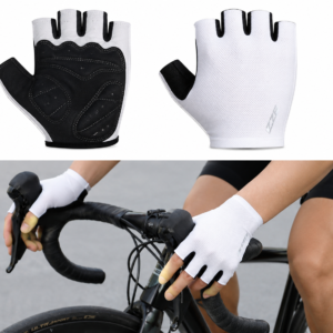 ZZF Ultra-Light Fingerless Cycling Gloves – Breathable Half Finger Bike Gloves for Road & MTB