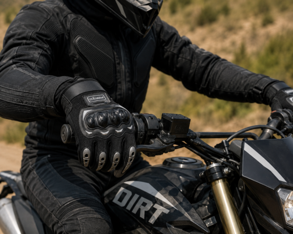ZZF Motocross Riding Gloves – Full Finger Protective Motorcycle Gloves