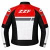 ZZF Red & Black Motorcycle Leather Jacket