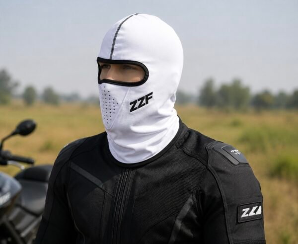 ZZF Premium Motorcycle Balaclava – Breathable Full Face Mask with Ventilation for Riding