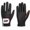 ZZF Black Leather Golf Gloves – Premium Cabretta Leather | Men’s Performance Golf Gloves