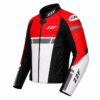 ZZF Red & Black Motorcycle Leather Jacket