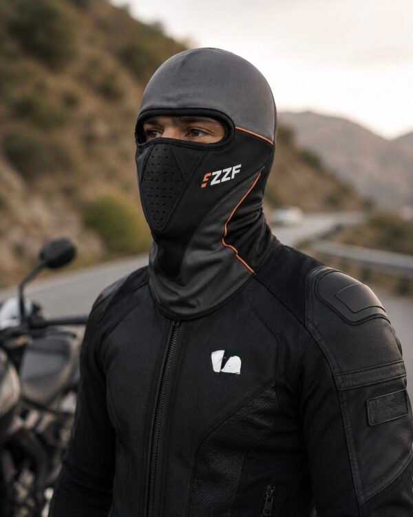 ZZF Premium Motorcycle Balaclava – Breathable Full Face Riding Mask for Bikers