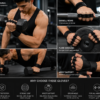 ZZF Pro Weight Lifting Gym Gloves – Half Finger Workout Gloves with Anti-Slip Grip & Padded Palm