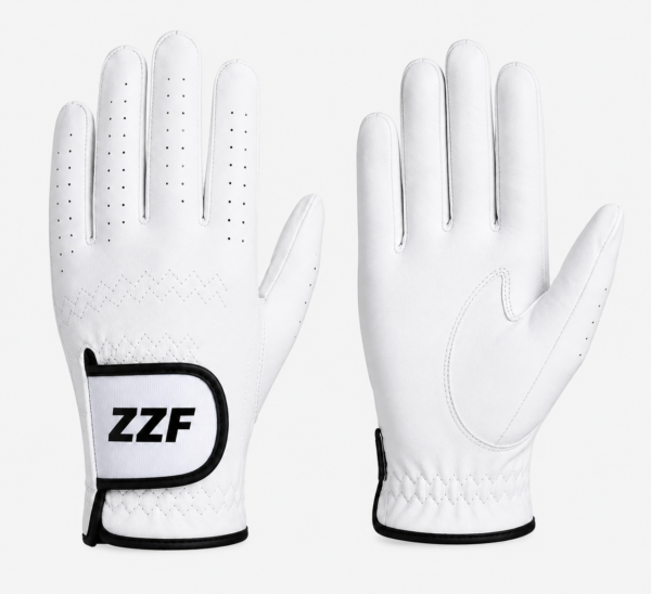 ZZF White Leather Golf Gloves – Premium Cabretta Leather | Men’s Performance Golf Gloves