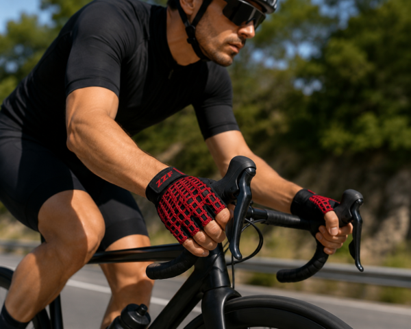 ZZF Pro Fingerless Cycling Gloves – Breathable Half Finger Bike Gloves