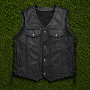motorbike vest (1) Motorbike Leather Vest