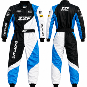 ZZF Professional Kart Racing Suit – Lightweight Motorsport Racing Overall for Go Kart Drivers