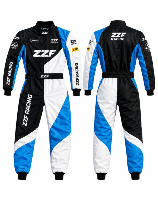 DF865D26-6B4E-4C58-8D59-010645D29443 ZZF Professional Kart Racing Suit – Lightweight Motorsport Racing Overall for Go Kart Drivers