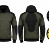 0A7E7C8F-F4EB-4DCC-A7C5-5D1F91FC0EDD DuPont™ Kevlar® Fleece Motorcycle Hoodie – Coolmax® Mesh & CE Armor