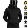 AB5F94A0-B73B-4EAF-8A8D-475FEA075014 DuPont™ Kevlar® Fleece Motorcycle Hoodie – Coolmax® Mesh & CE Armor